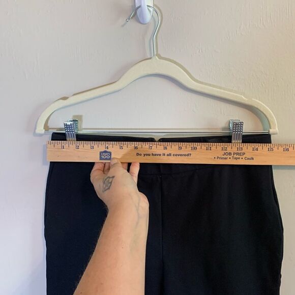 J Crew Black Pixie Pants size L - Picture 6 of 8